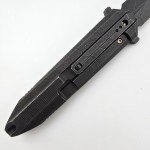 WE Diatomic Black Titanium 20CV Single Edge Dagger