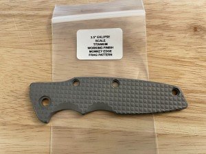 Titanium Frag Scale for Hinderer RHK Eklipse