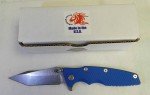 Hinderer Eklipse 3.5" Tanto Knife - Blue G10