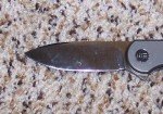 WE Elementum Knife - Gray Titanium Handle