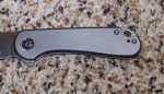 WE Elementum Knife - Gray Titanium Handle