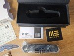 We Knife Seer 20CV Blade Black Titanium Handle