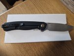 We Knife Seer 20CV Blade Black Titanium Handle