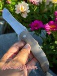 Norseman #3740 Bronze Blue Titanium Folding Knife
