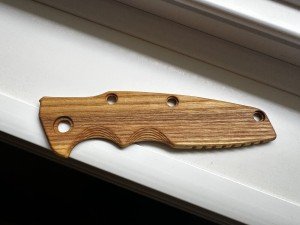 Hinderer Eklipse 3.5" Red Oak Knife Scale