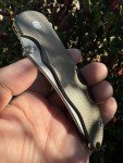 Norseman #3740 Bronze Blue Titanium Folding Knife