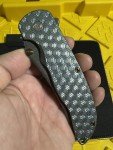 Grimsmo Norseman Knife #4861 Ice Blue Titanium