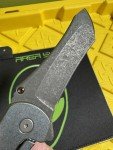 Grimsmo Norseman Knife #4861 Ice Blue Titanium