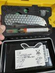 Grimsmo Norseman Knife #4861 Ice Blue Titanium