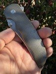 Norseman #3740 Bronze Blue Titanium Folding Knife