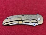 Grimsmo Norseman Knife - Stonewashed Gold & Purple