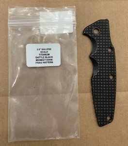 Hinderer Eklipse Black Titanium Scale – Frag Pattern