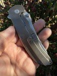 Norseman #3740 Bronze Blue Titanium Folding Knife