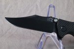 Hinderer Eklipse Battle Black Bowie Knife 3.5