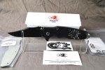 Hinderer Eklipse Bat Black Bowie Knife 3.5