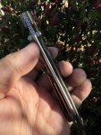 Norseman #3740 Bronze Blue Titanium Folding Knife