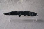 Hinderer Eklipse Bat Black Bowie Knife 3.5