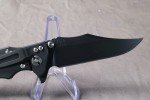 Hinderer Eklipse Bat Black Bowie Knife 3.5