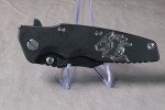 Hinderer Eklipse Bat Black Bowie Knife 3.5