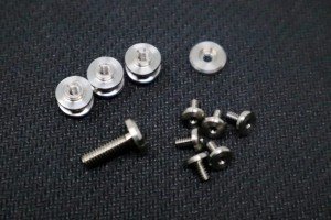 Hinderer Eklipse 3.5" Stonewash Titanium Hardware Set