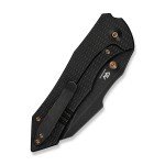 WE Knife High-Fin XL Black Titanium Folding Knife