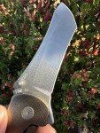 Norseman #3740 Bronze Blue Titanium Folding Knife