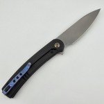 WE KNIFE Upshot Limited Edition Black Flame Folder