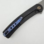 WE KNIFE Upshot Limited Edition Black Flame Folder