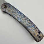 WE KNIFE Upshot Limited Edition Black Flame Folder