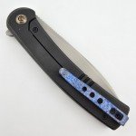 WE KNIFE Upshot Limited Edition Black Flame Folder