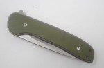 Norseman Gent S35VN Titanium Frame Green G10 Knife