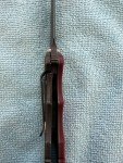 Hinderer Eklipse Bowie Knife with Black Flame Clip