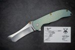 Grimsmo Norseman #4075 - Green Titanium, Bronze Hardware