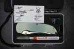 Grimsmo Norseman #4075 - Green Titanium, Bronze Hardware