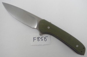 Norseman Gent S35VN Titanium Frame Knife – Green
