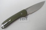 Norseman Gent S35VN Titanium Frame Knife – Green