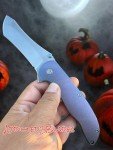 Grimsmo Norseman Blue Stonewashed RWL-34 Folding Knife