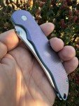 Grimsmo Norseman Blue Stonewashed RWL-34 Folding Knife
