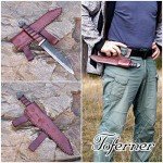 Toferner Seax Knife with Leather Sheath
