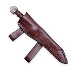 Toferner Seax Knife with Leather Sheath