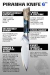 Dalstrong Valhalla BBQ Piranha Knife - 6