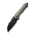 WE Knife High-Fin Frame Lock Bronze Titanium Pocket Knife