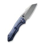WE Knife High-Fin Blue Titanium Pocket Knife