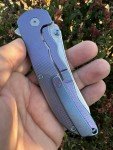 Grimsmo Norseman Blue Stonewashed RWL-34 Folding Knife
