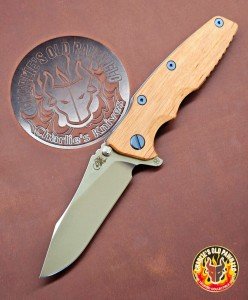 Hinderer Eklipse Slicer Knife - Blue Titanium Handle