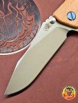 Hinderer Eklipse Slicer Knife - Blue Titanium Handle