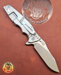 Hinderer Eklipse Slicer Knife - Blue Titanium Handle