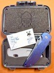 Grimsmo Norseman #7054: Smooth Blurple with Blue Hardware