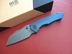 Norseman WE 22005-3 Blue Ti Frame Lock Knife