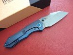 Norseman WE 22005-3 Blue Ti Frame Lock Knife